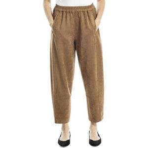 Max Studio Women's Tan Barrel Leg Pants L